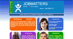 Desktop Screenshot of jobmatters.ie