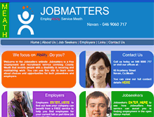 Tablet Screenshot of jobmatters.ie